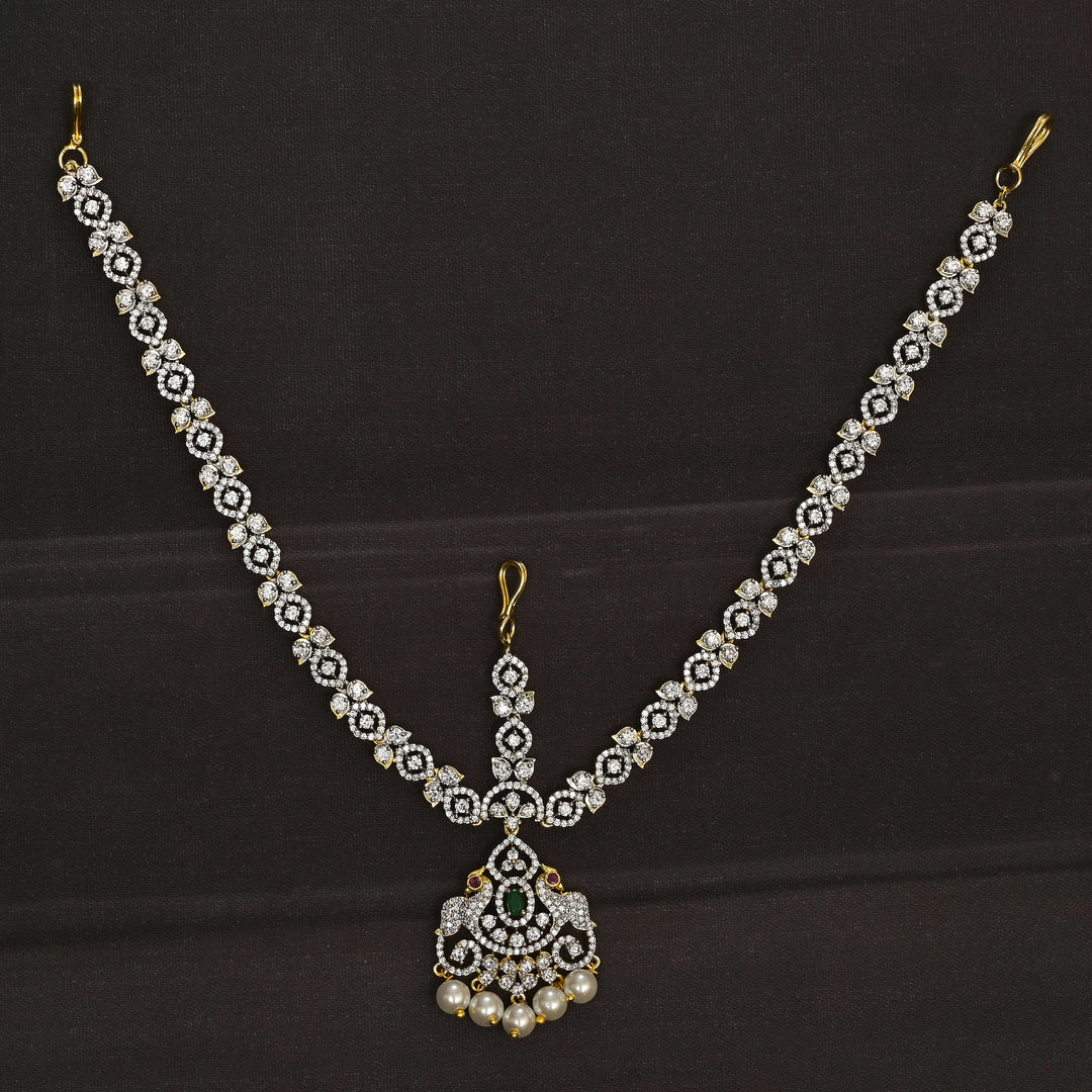 CZ Diamond Finish Mathapatti