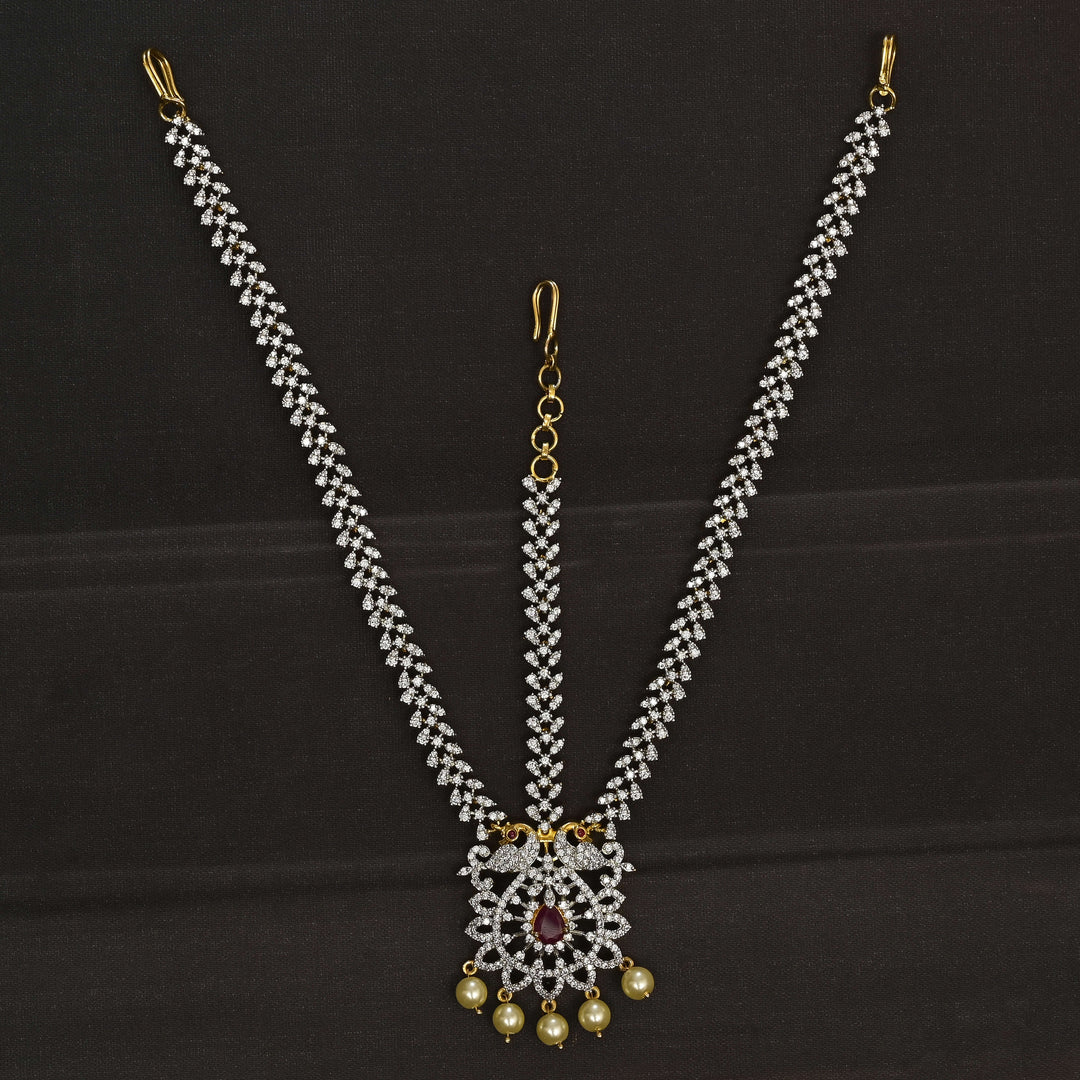 CZ Diamond Finish Mathapatti