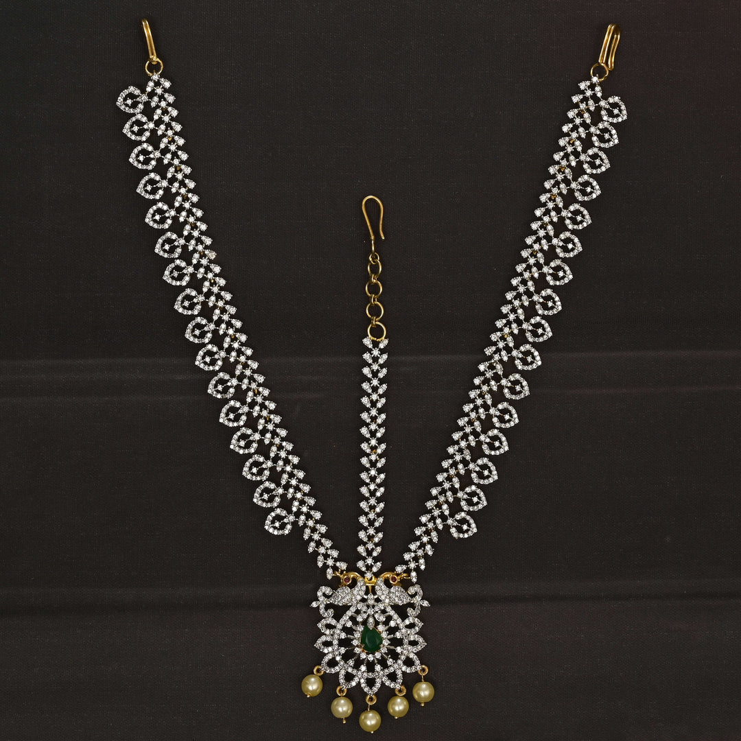 CZ Diamond Finish Mathapatti