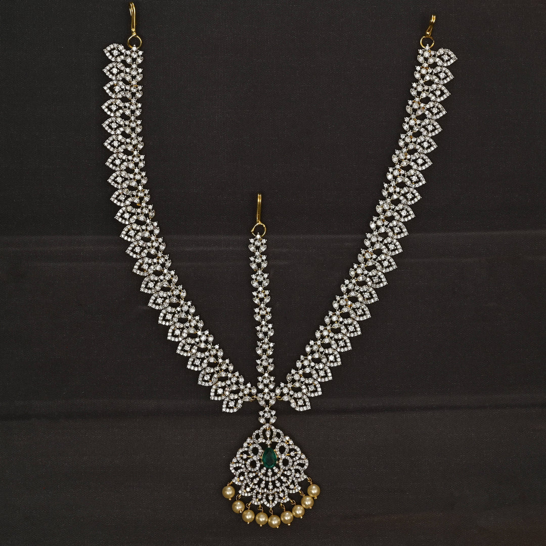 CZ Diamond Finish Mathapatti
