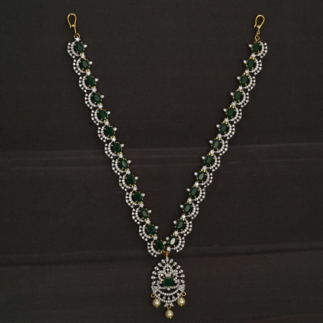 CZ Diamond Finish Mathapatti