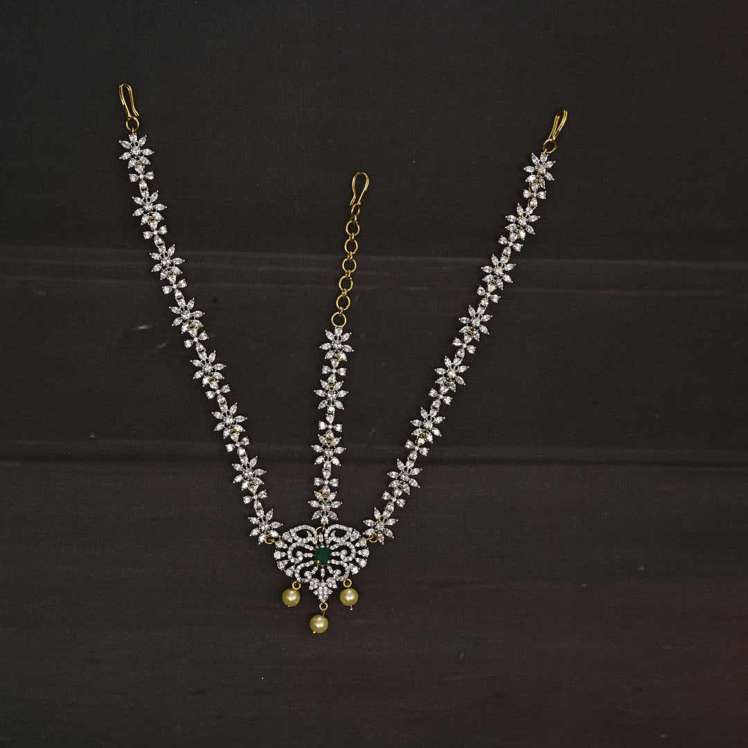 CZ Diamond Finish Mathapatti