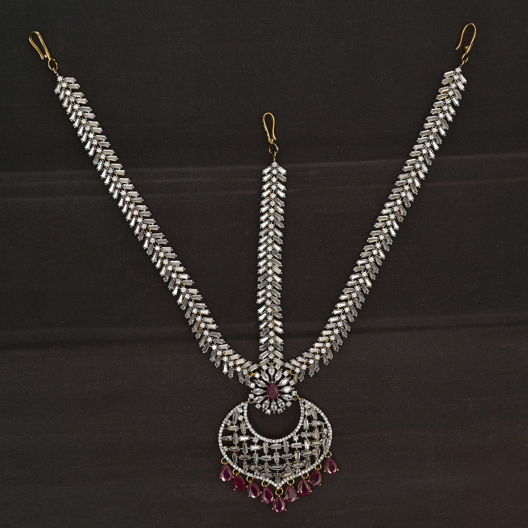 CZ Diamond Finish Mathapatti