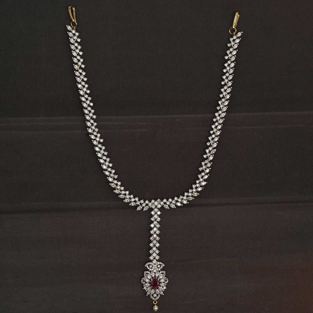 CZ Diamond Finish Mathapatti