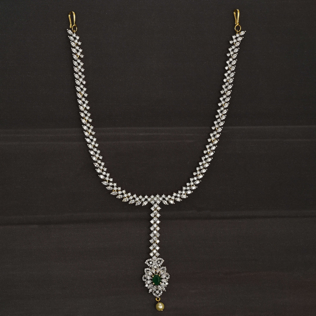 CZ Diamond Finish Mathapatti