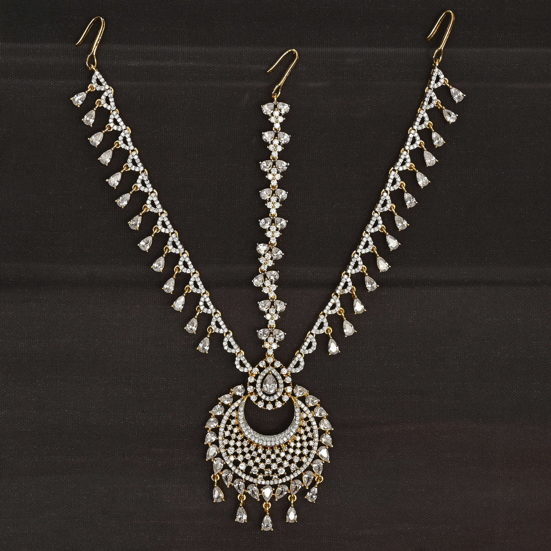 CZ Diamond Finish Mathapatti