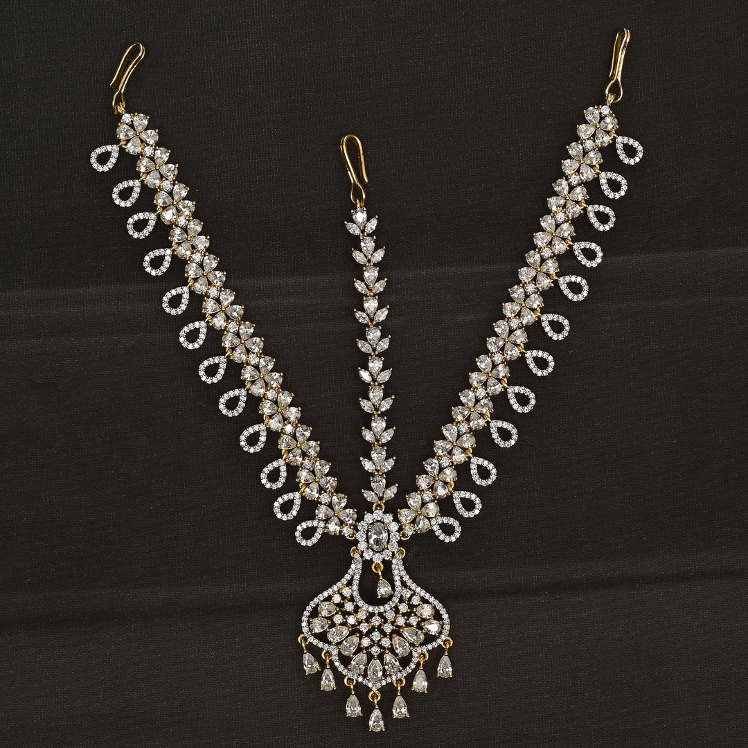 CZ Diamond Finish Mathapatti
