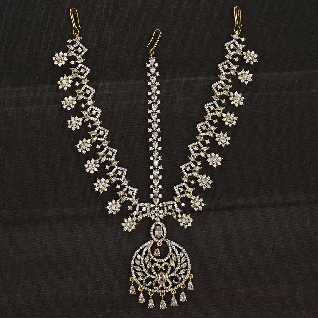 CZ Diamond Finish Mathapatti