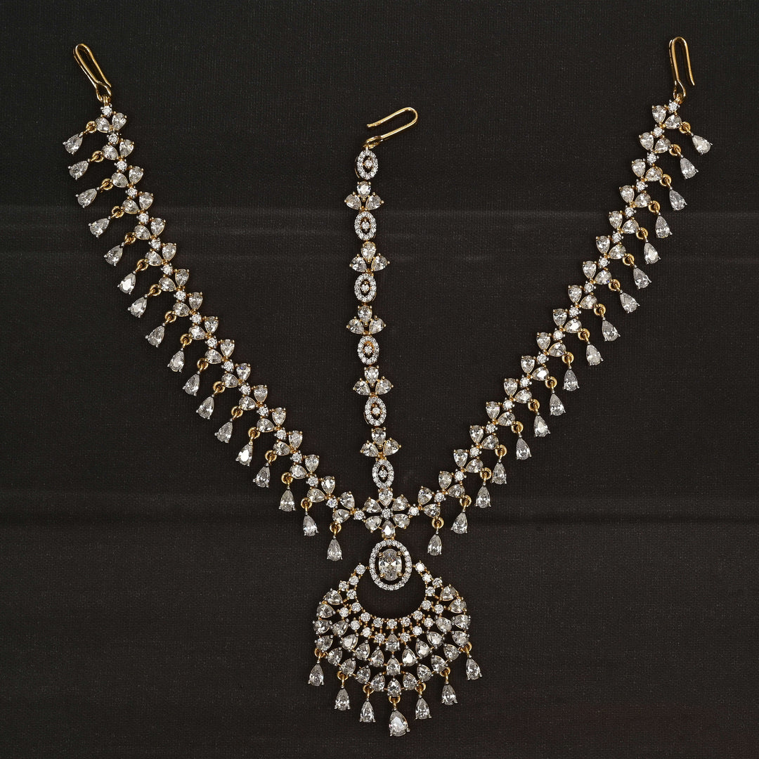 CZ Diamond Finish Mathapatti