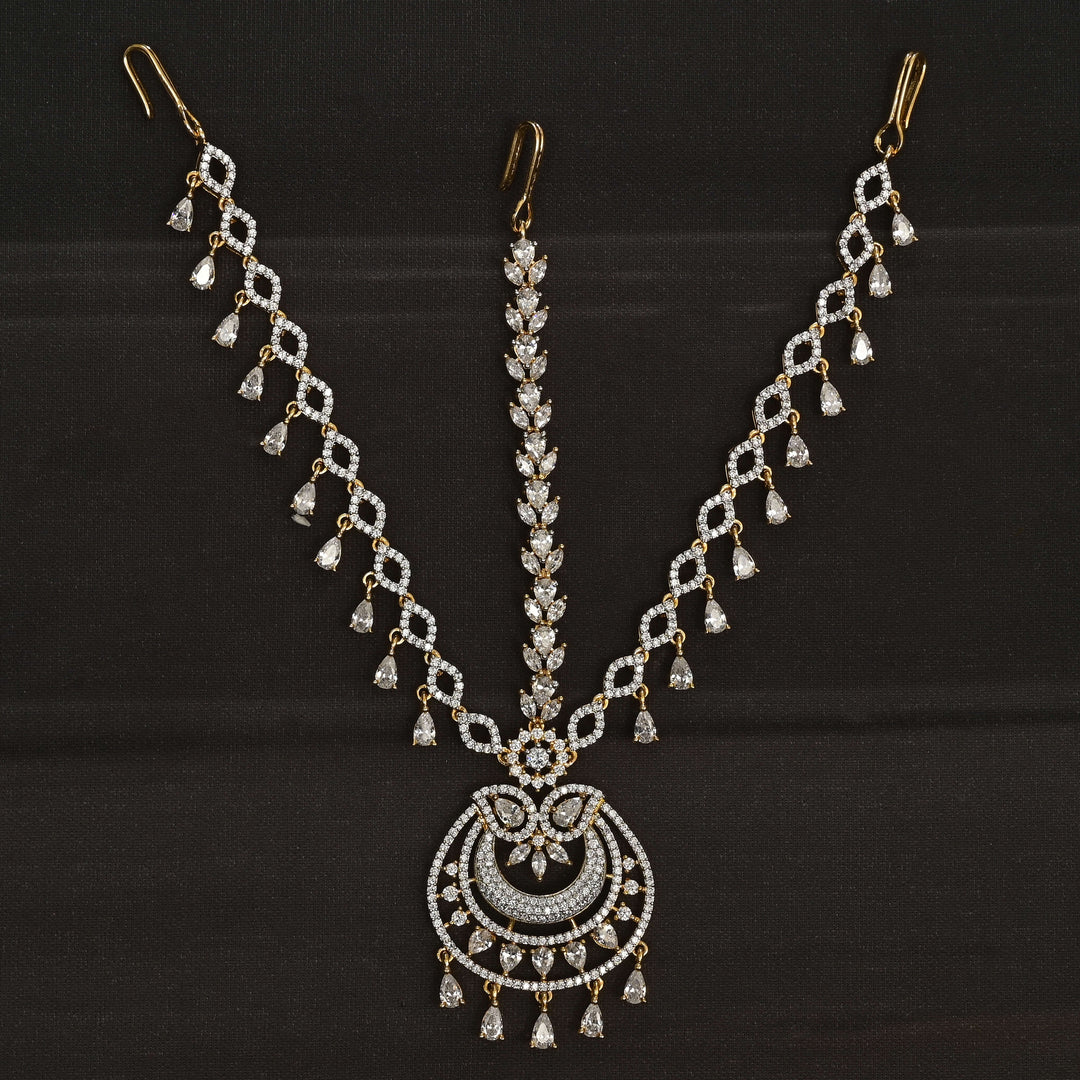 CZ Diamond Finish Mathapatti