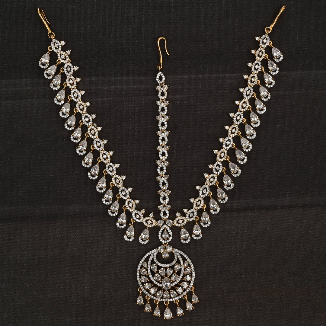 CZ Diamond Finish Mathapatti