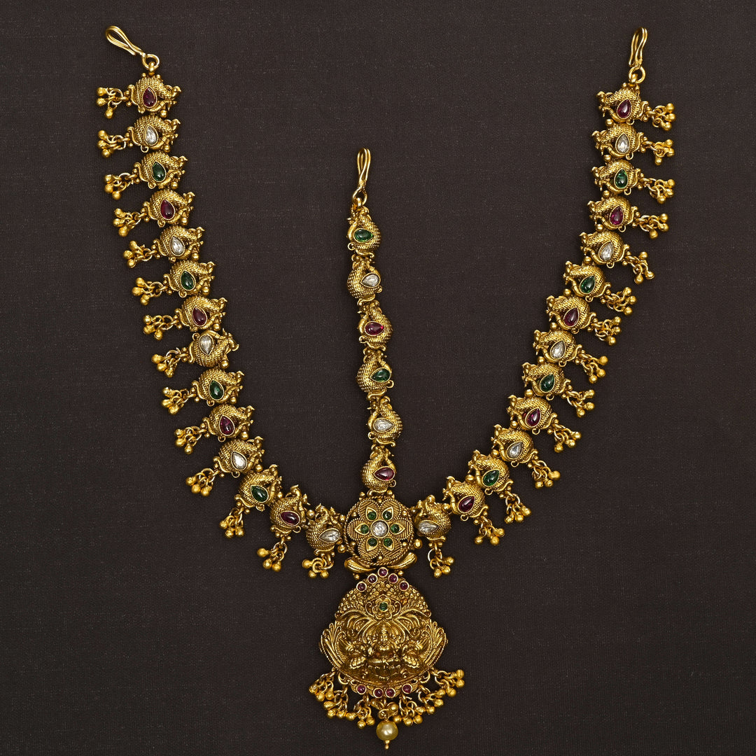 Temple Gold Finish Mathapatti