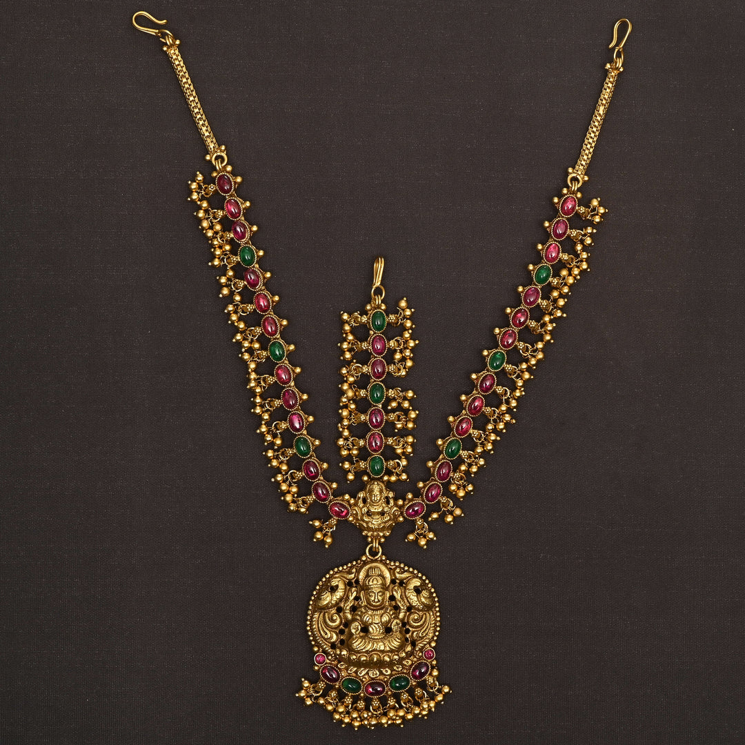 Temple Gold Finish Mathapatti