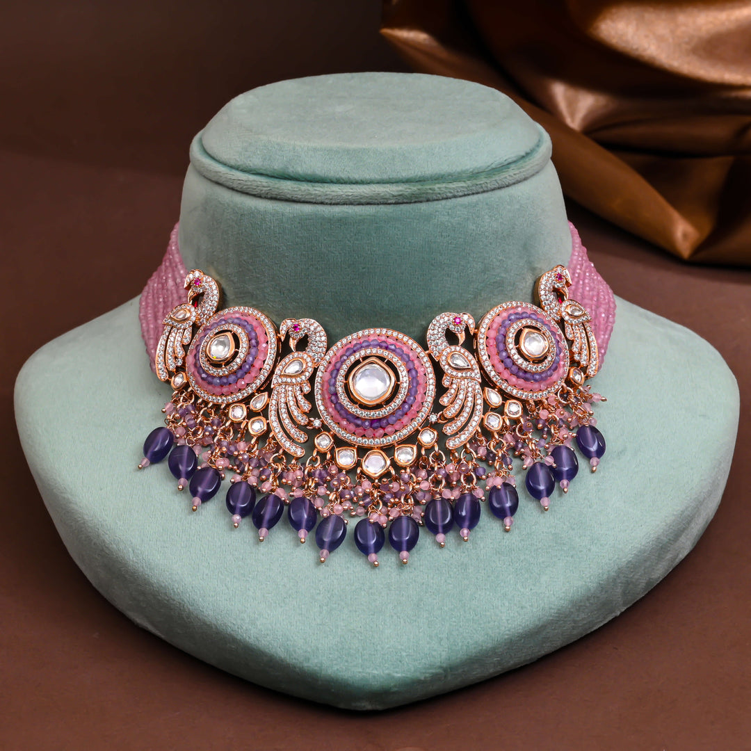CZ Rose Gold Choker