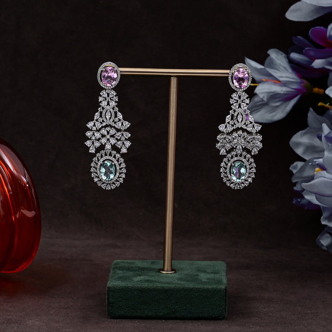 CZ Multicolor Necklace Set