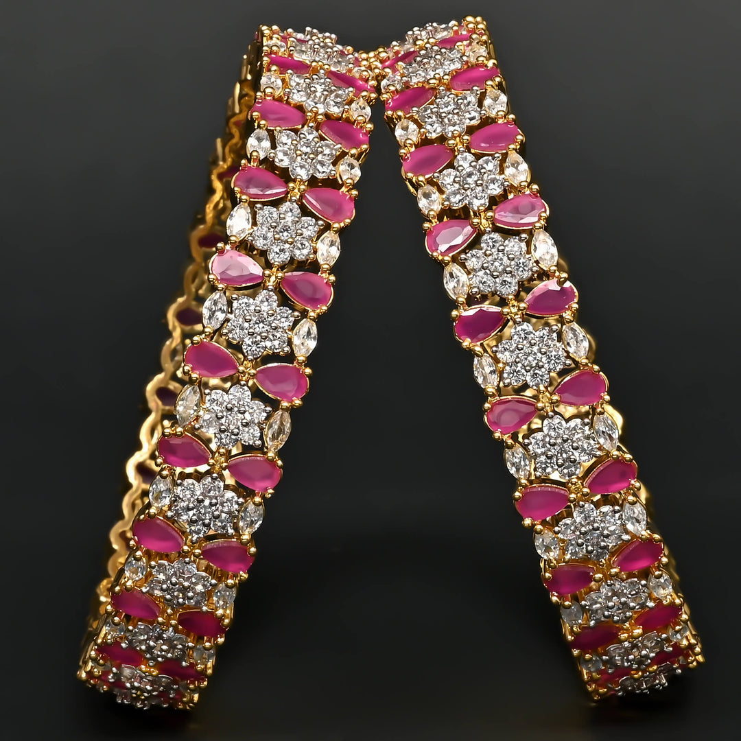 CZ Ruby Bangles