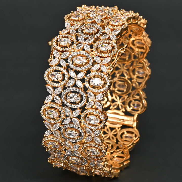 CZ Diamond Finish Bangle