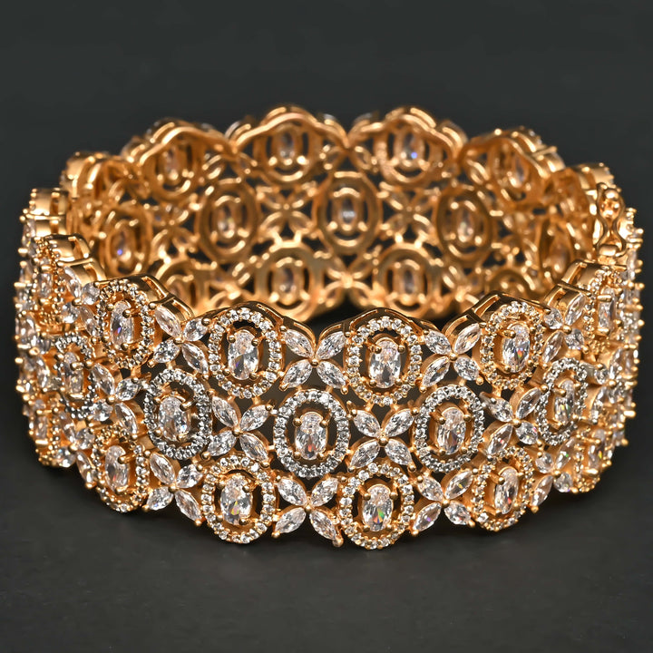 CZ Diamond Finish Bangle