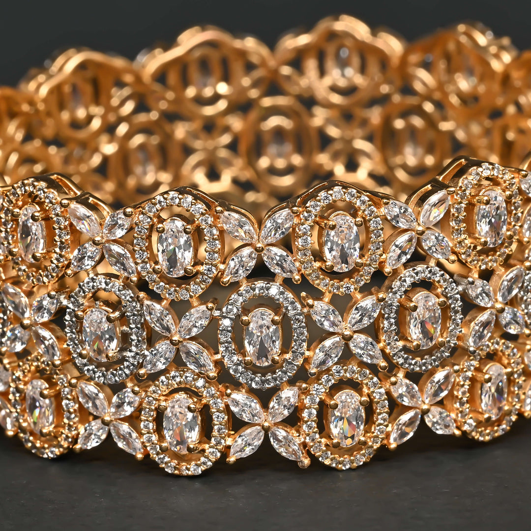 CZ Diamond Finish Bangle