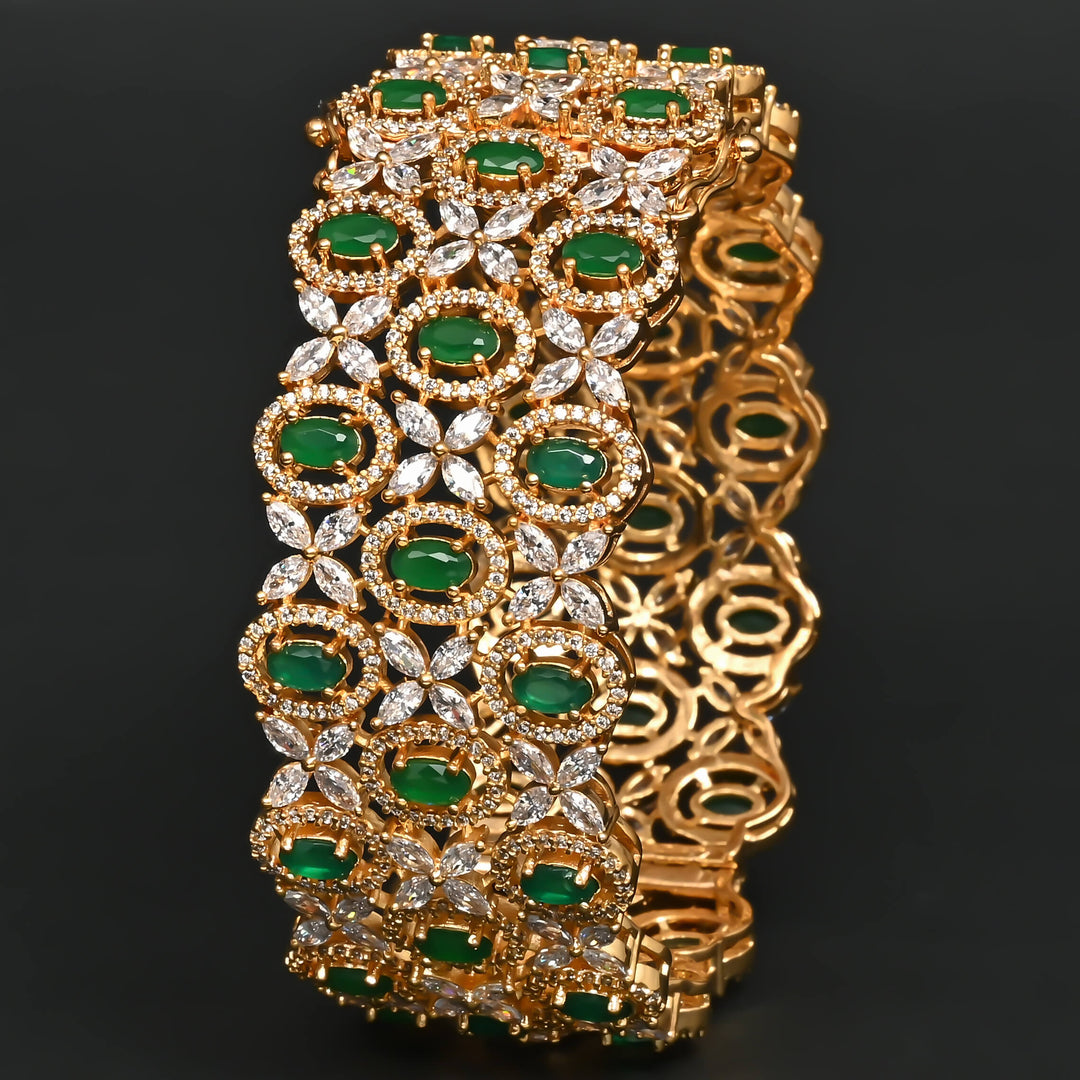 CZ Emerald Bangle