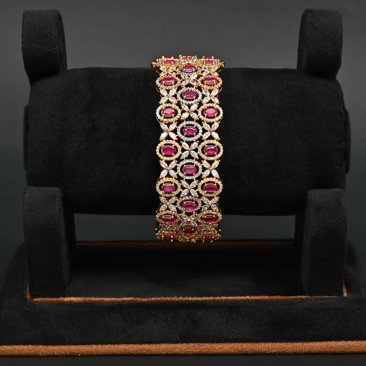 CZ Ruby Bangles
