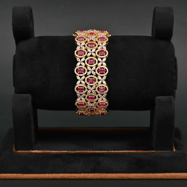 CZ Ruby Bangles