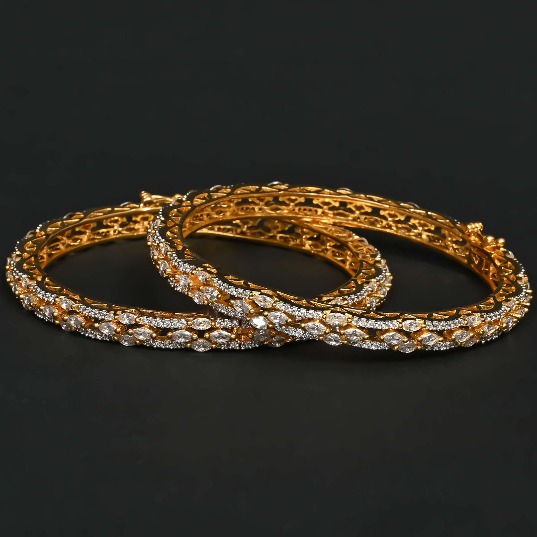 CZ Diamond Finish Bangles