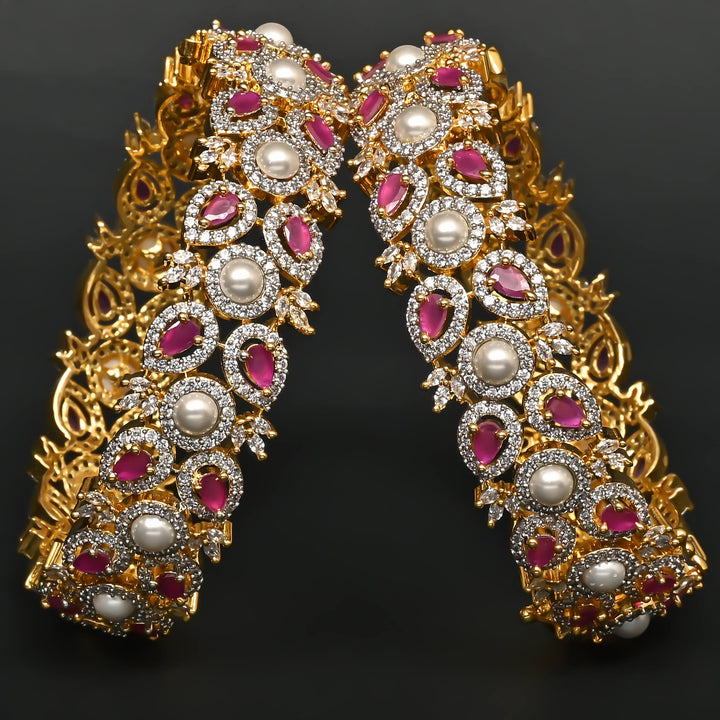 CZ Ruby Bangles