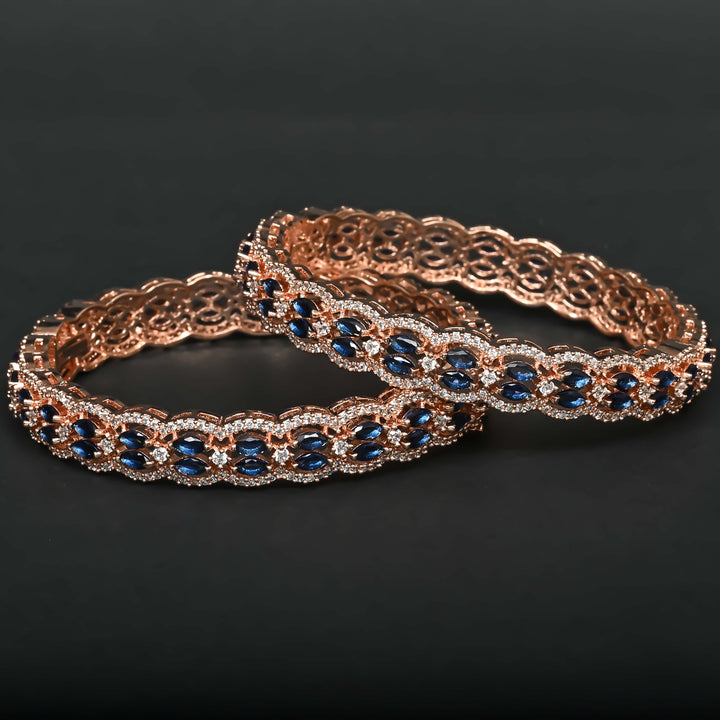 CZ Sapphire Bangles