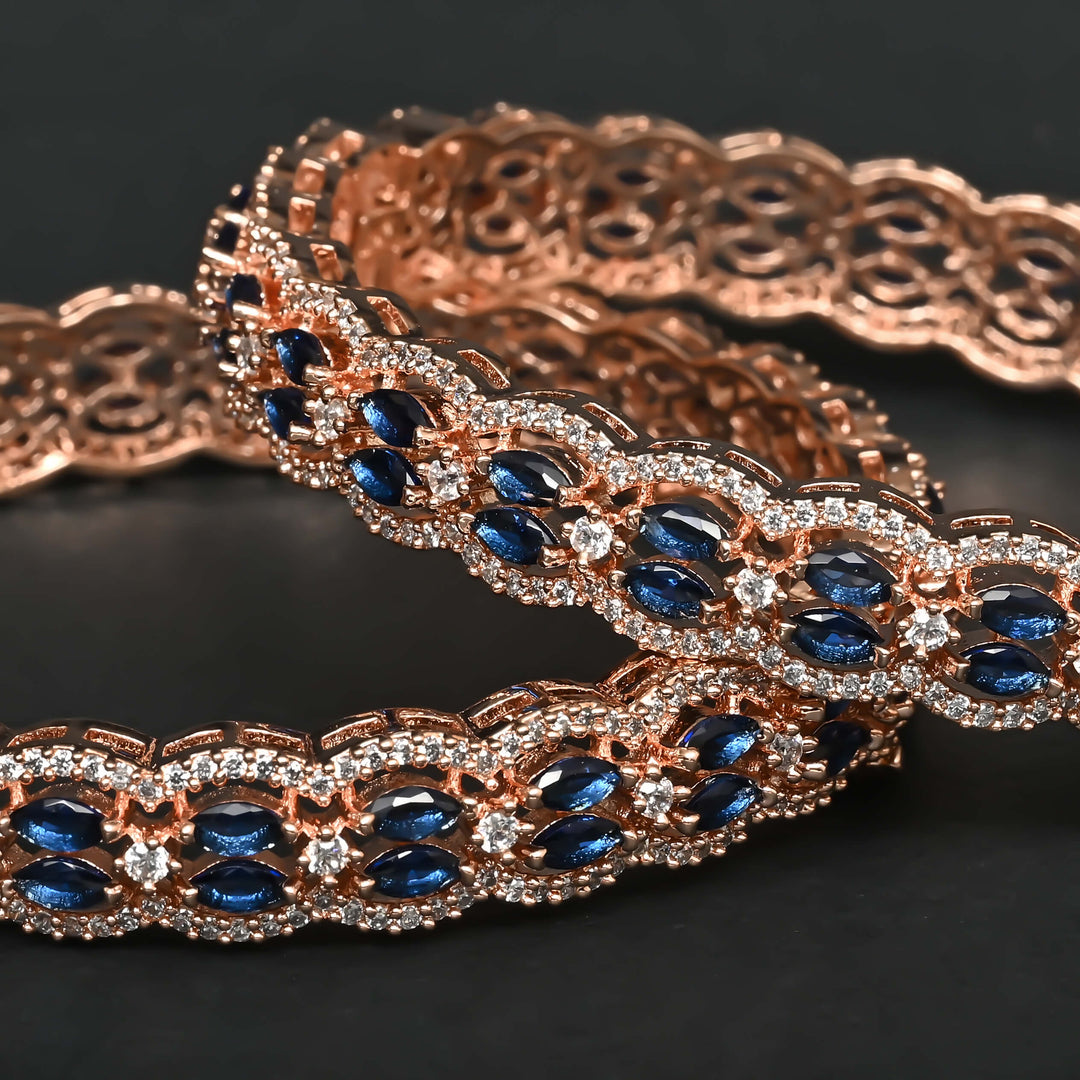 CZ Sapphire Bangles