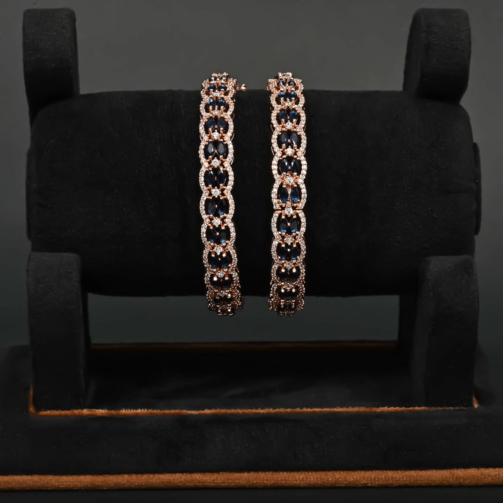 CZ Sapphire Bangles