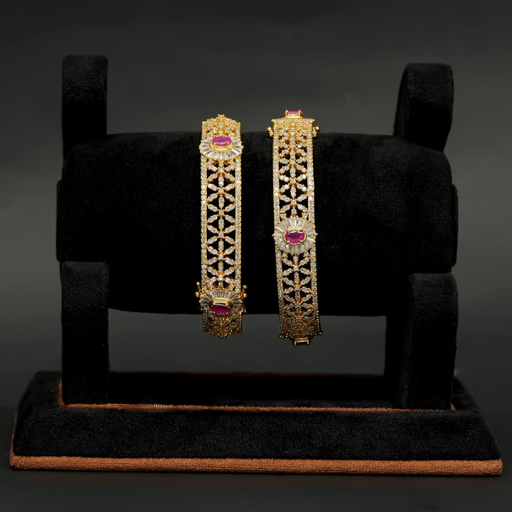 CZ Ruby Bangles