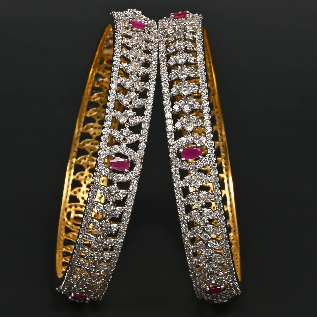CZ Ruby Bangles