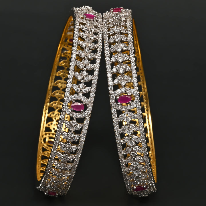 CZ Ruby Bangles