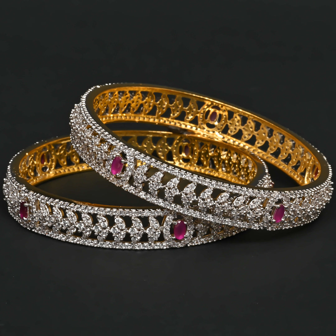 CZ Ruby Bangles
