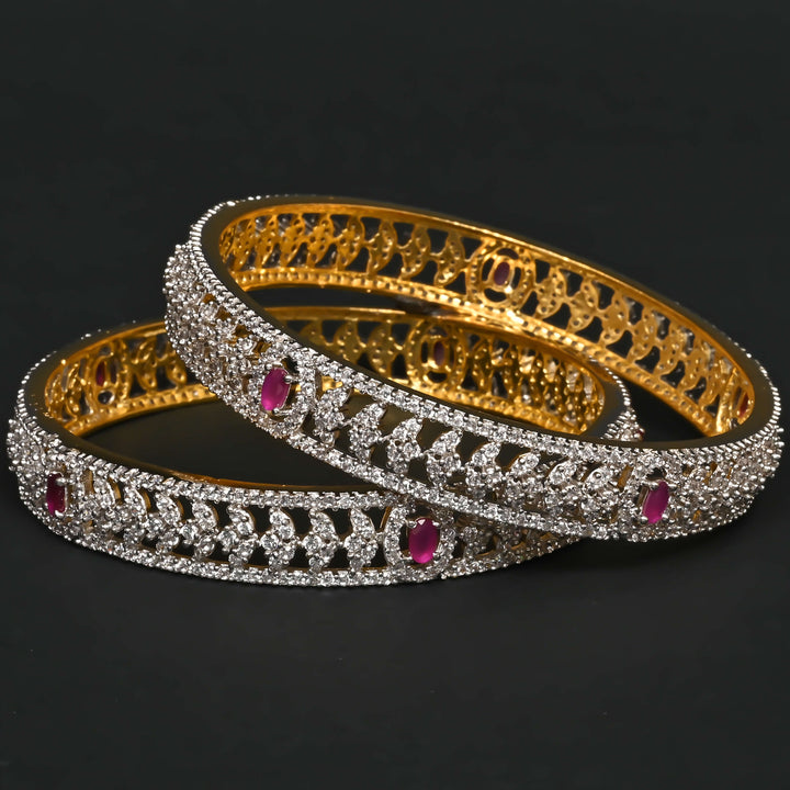 CZ Ruby Bangles