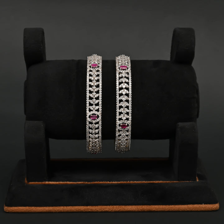 CZ Ruby Bangles
