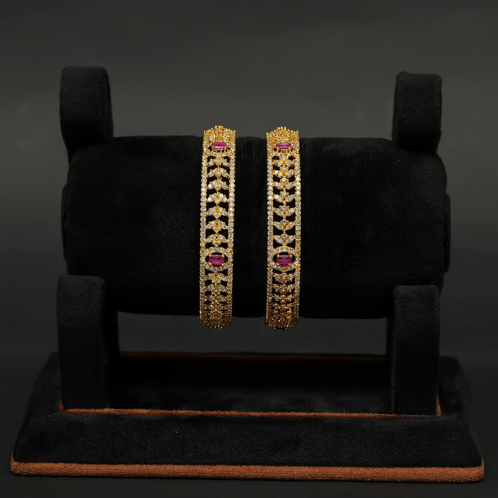 CZ Ruby Bangles