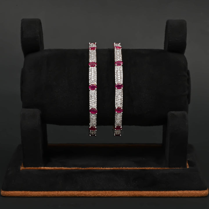 CZ Ruby Bangles