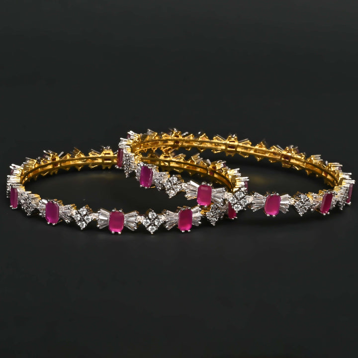 CZ Ruby Bangles