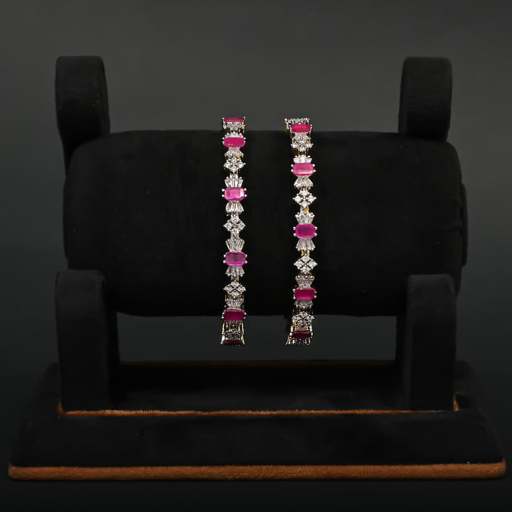 CZ Ruby Bangles
