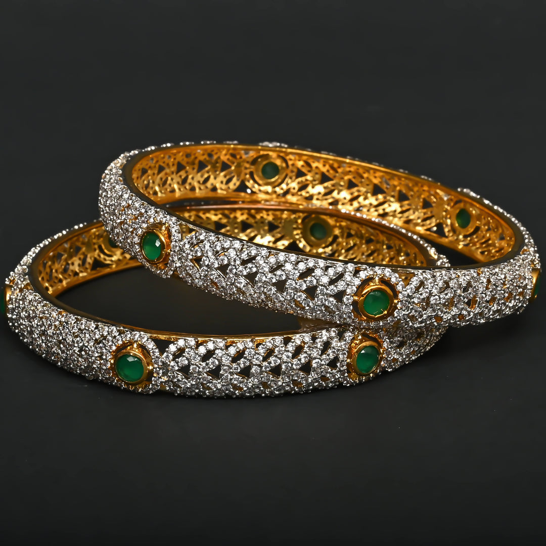 CZ Emerald Bangles