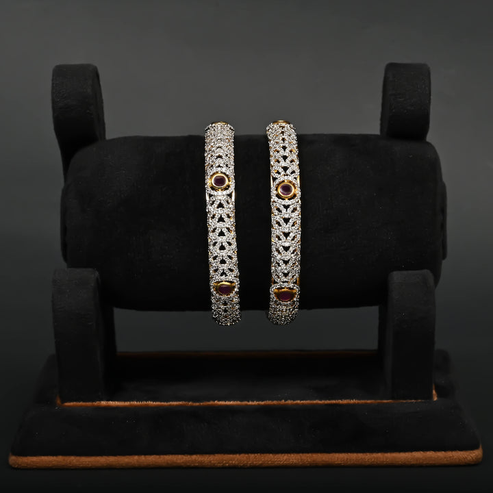 CZ Ruby Bangles