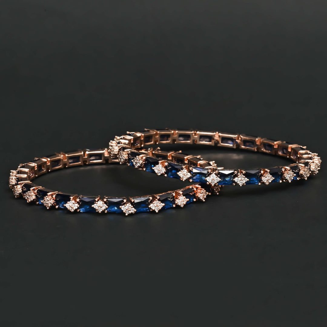 CZ Sapphire Bangles