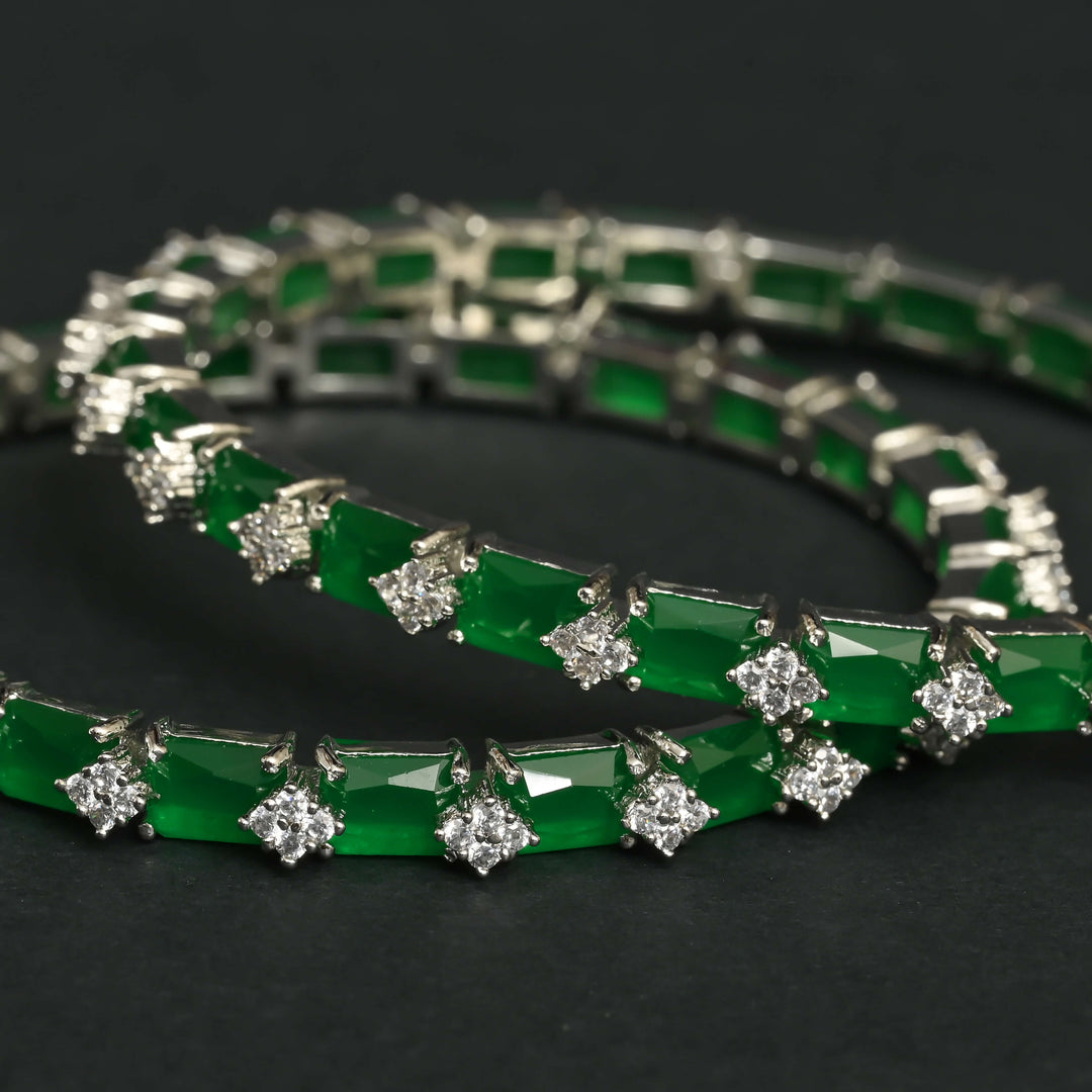 CZ Emerald Bangles