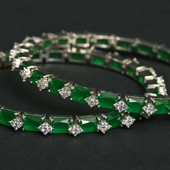CZ Emerald Bangles
