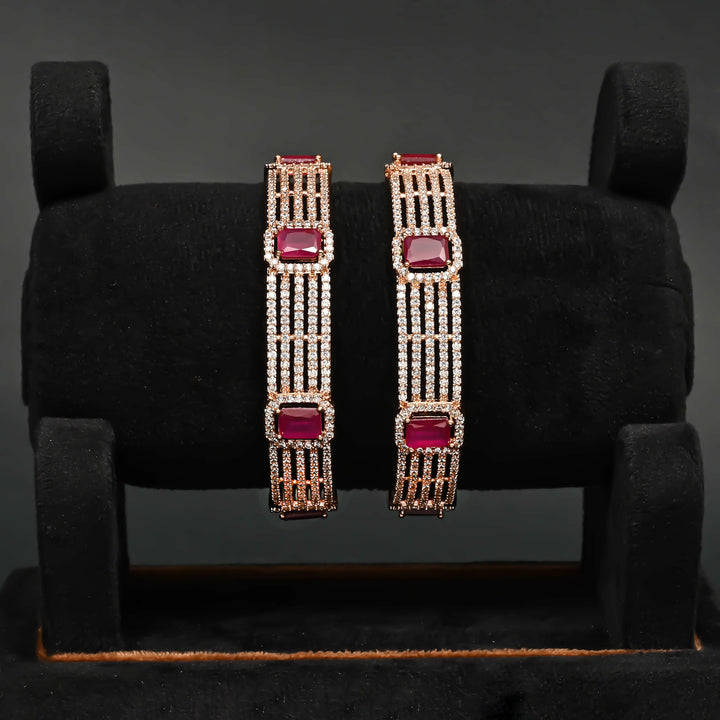 CZ Ruby Bangles
