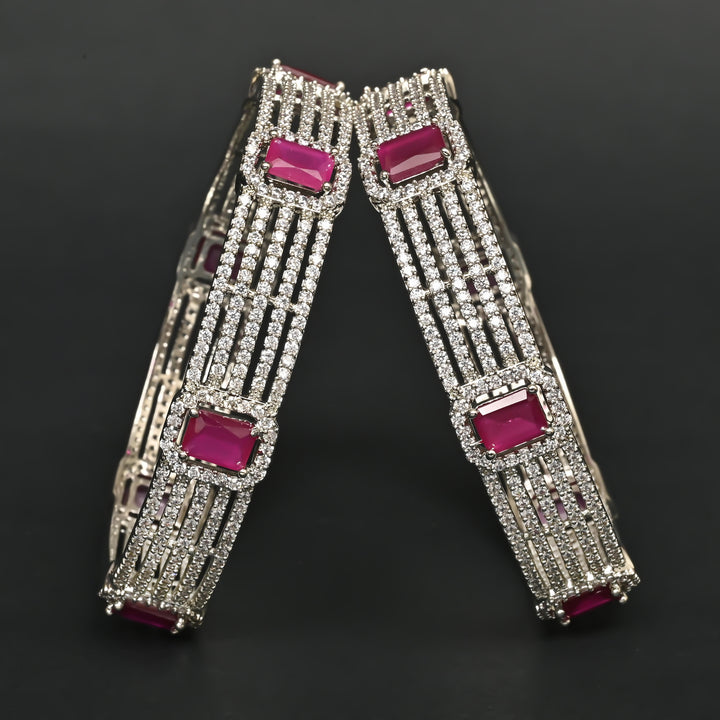 CZ Ruby Bangles