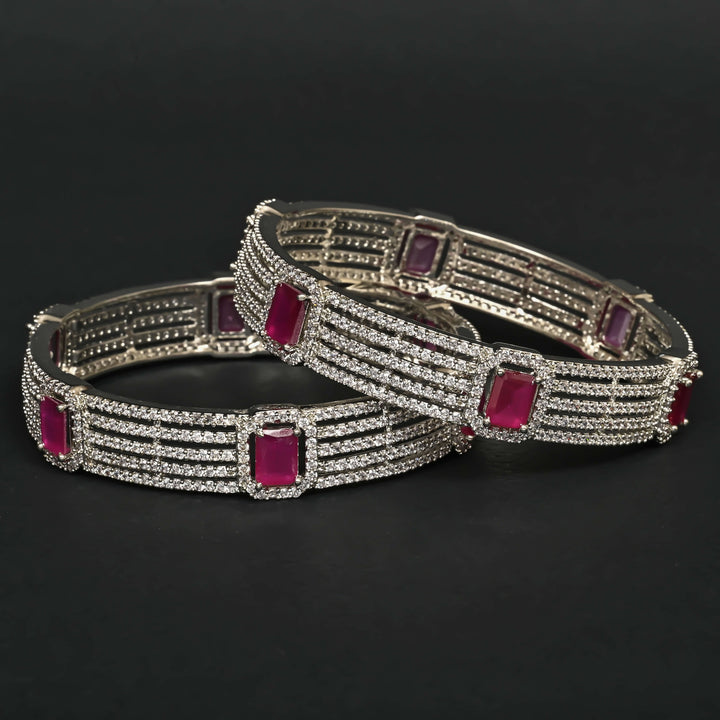 CZ Ruby Bangles