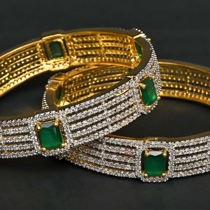 CZ Emerald Bangles